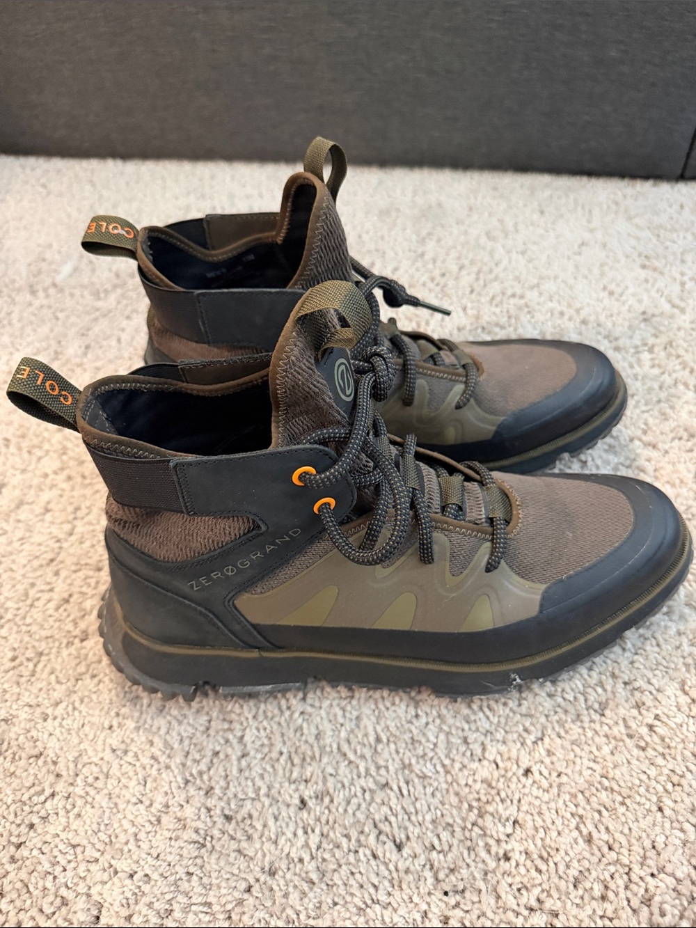 Cole Haan Men's ZerøGrand
City Trekker Boots Size 11
Olive-Black